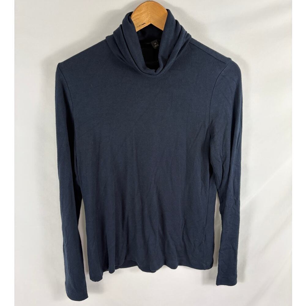 Banana Republic Soft Luxe Dark Blue Turtleneck Size Medium